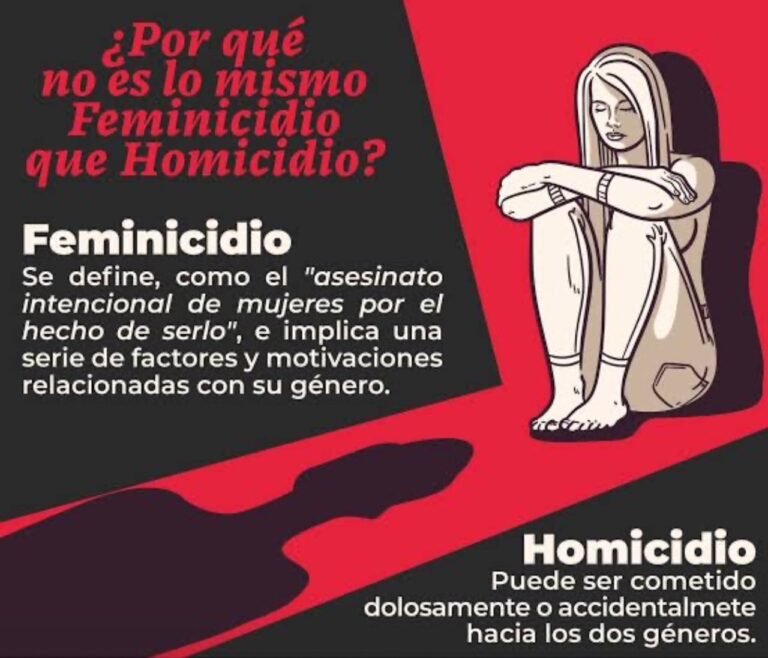 What is the difference between homicide and femicide?